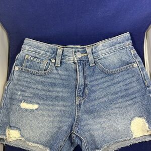 Old Navy Girls Distressed Denim Jean Shorts